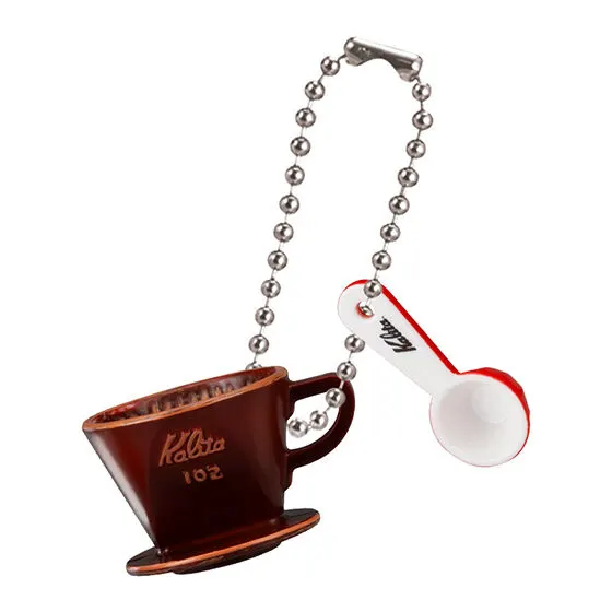 Kalita ミニチュアチャームコレクション 102-ロト(ブラウン)+メジャーカップホビー(RD)