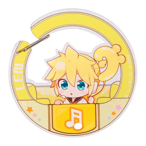 初音ミク カプセルアクリルカラビナ 鏡音レン