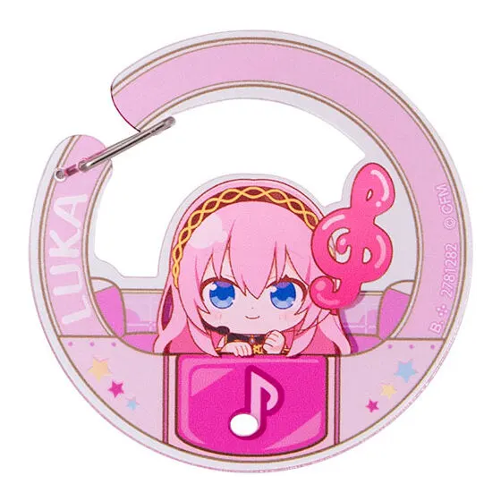 初音ミク カプセルアクリルカラビナ 巡音ルカ