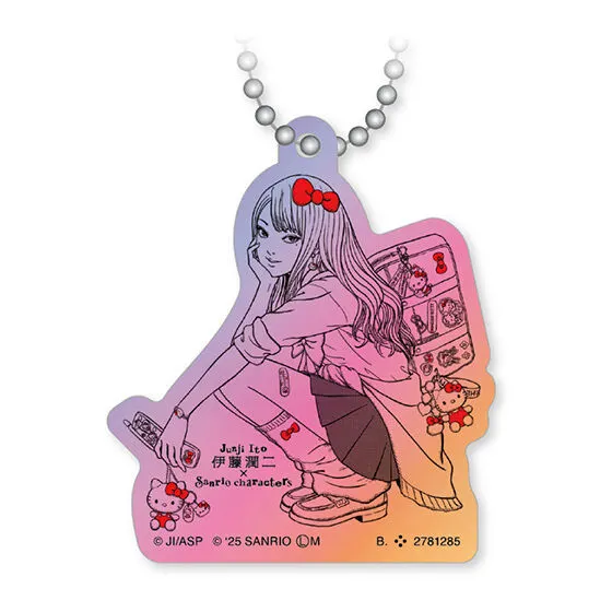伊藤潤二×サンリオキャラクターズ アクリルチャーム ギャル富江2