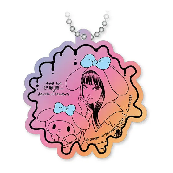 伊藤潤二×サンリオキャラクターズ アクリルチャーム 富江×マイメロディ