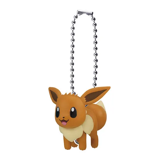 ポケットモンスター つまんでつなげてマスコット12 イーブイ(メスのすがた)(ボールチェーンver.)
