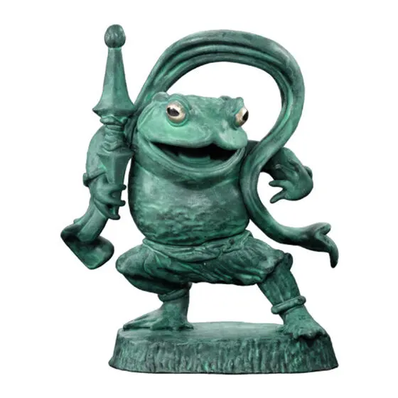 ART IN GASHAPON カエルの金剛力士像 カエルの金剛力士像 阿形(銅像カラー)
