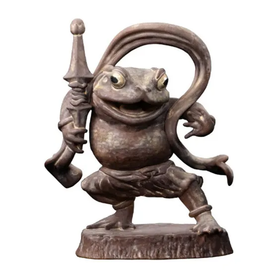 ART IN GASHAPON カエルの金剛力士像 カエルの金剛力士像 阿形(木像カラー)
