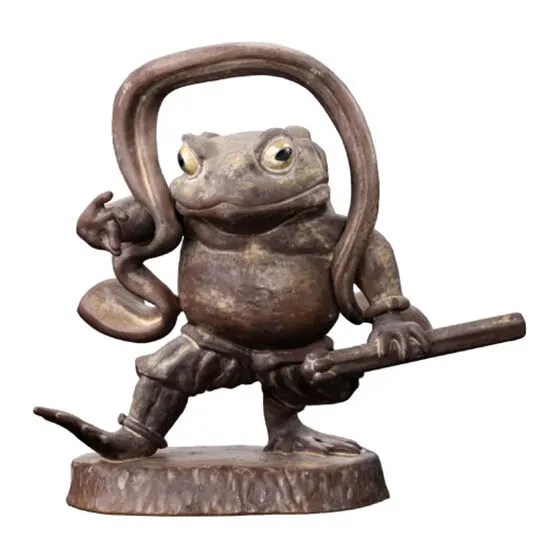ART IN GASHAPON カエルの金剛力士像 カエルの金剛力士像 吽形(木像カラー)