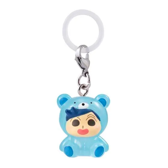 クレヨンしんちゃん めじるしアクセサリー みんなでくまパジャマ かざまくん