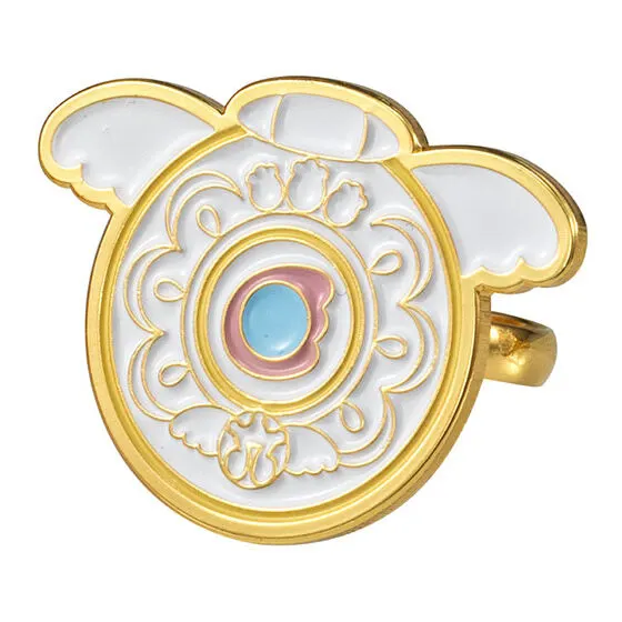おジャ魔女どれみ BIG METAL RING ピュアリンハナちゃんコンパクト