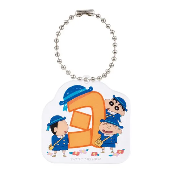 クレヨンしんちゃん アクリルロゴチャーム しんちゃん・マサオくん・ボーちゃん