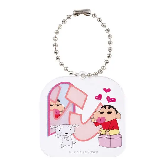 クレヨンしんちゃん アクリルロゴチャーム しんちゃん・シロ