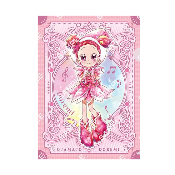 バンダイナムコアミューズメント限定 【ジャンボカードダス/フラットガシャポン】おジャ魔女どれみ miniクリアファイルコレクション ~25th memorial~ 春風どれみ