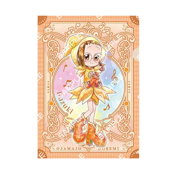 バンダイナムコアミューズメント限定 【ジャンボカードダス/フラットガシャポン】おジャ魔女どれみ miniクリアファイルコレクション ~25th memorial~ 藤原はづき