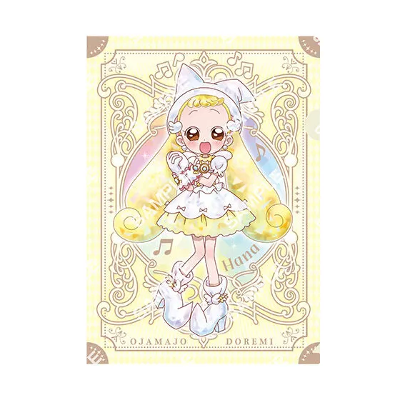 バンダイナムコアミューズメント限定 【ジャンボカードダス/フラットガシャポン】おジャ魔女どれみ miniクリアファイルコレクション ~25th memorial~ ハナ