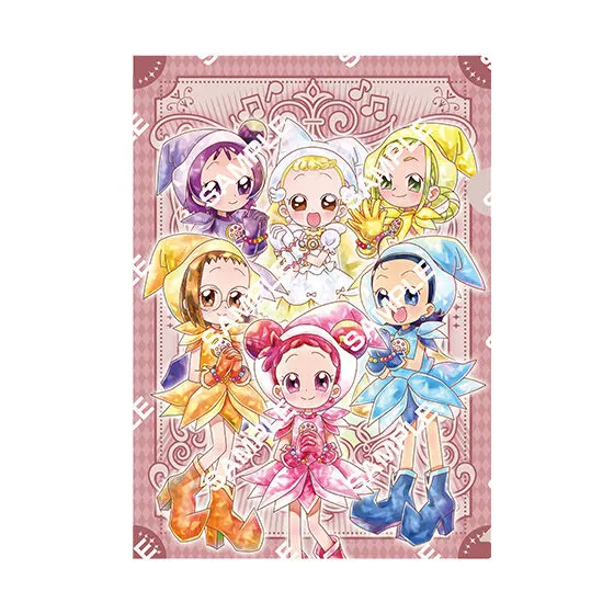 バンダイナムコアミューズメント限定 【ジャンボカードダス/フラットガシャポン】おジャ魔女どれみ miniクリアファイルコレクション ~25th memorial~ 集合B