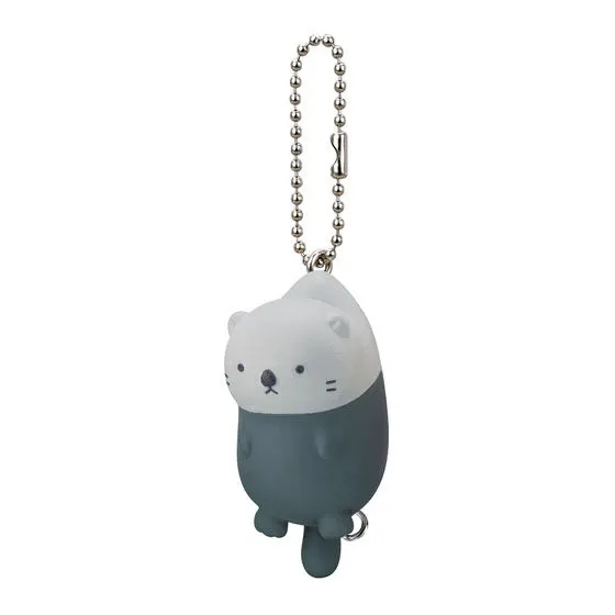 よこみぞゆりのなんでもいきもの つまんでつなげてマスコット ラッコ(ボールチェーンver.)