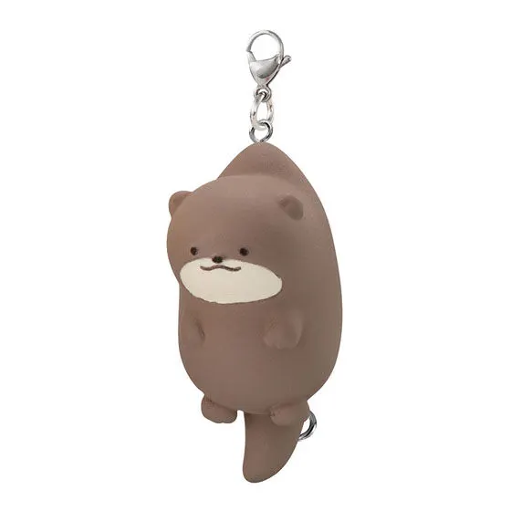 よこみぞゆりのなんでもいきもの つまんでつなげてマスコット カワウソ(カニカンver.)