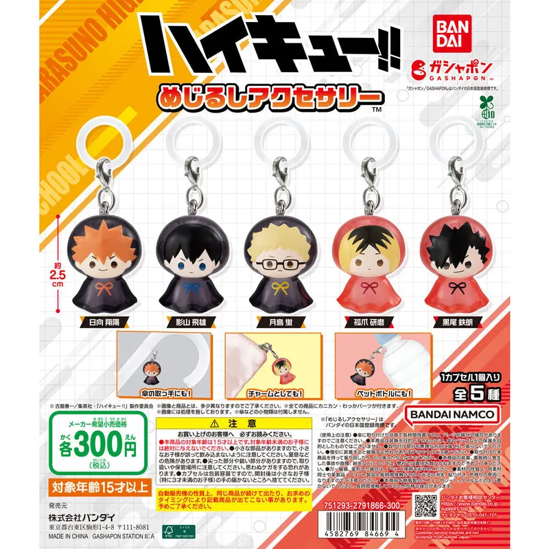 ハイキュー!! めじるしアクセサリーの台紙