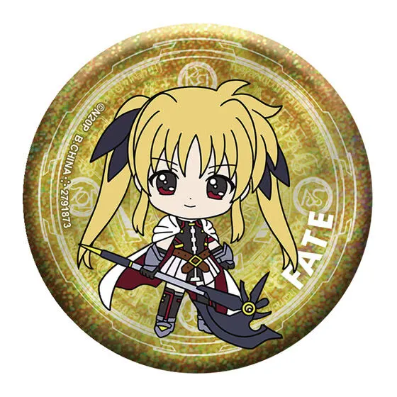 魔法少女リリカルなのは あそーとコレクション ホログラム缶バッジ(フェイト・テスタロッサ)
