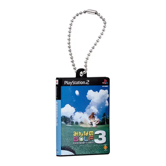 ゲームパッケージミニチュアチャーム（Playstation） みんなのGOLF３