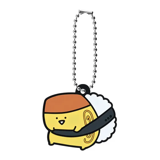 お文具といっしょ カプセルラバーマスコット~へいらっしゃいなのです~ 玉子プリンさん