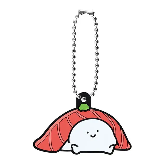 お文具といっしょ カプセルラバーマスコット~へいらっしゃいなのです~ まぐろお文具