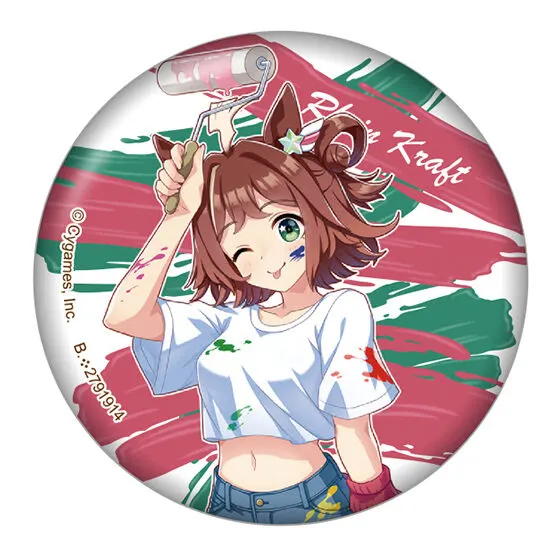 バンダイナムコアミューズメント限定 ウマ娘プリティーダービー カプセル缶バッジ3~ペインタースタイル~ ラインクラフト