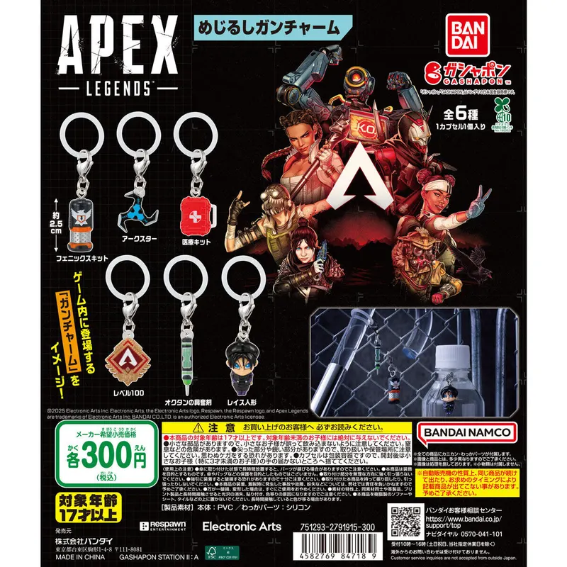 APEX LEGENDS™ めじるしガンチャームの台紙