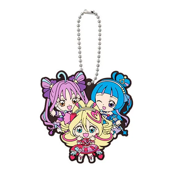キミとアイドルプリキュア♪ カプセルラバーマスコット2 キュアアイドル&キュアウインク&キュアキュンキュン