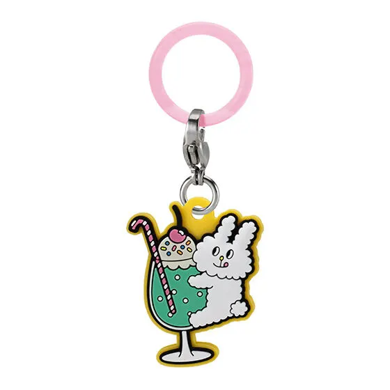 バニーコンビニ ぷっくりめじるしアクセサリー マヨくん(メロンソーダ)