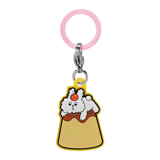 バニーコンビニ ぷっくりめじるしアクセサリー マヨくん(プリン)