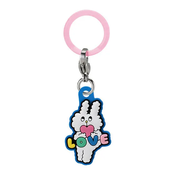 バニーコンビニ ぷっくりめじるしアクセサリー マヨくん(LOVE)