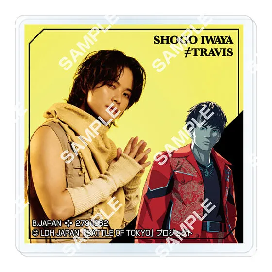 BATTLE OF TOKYO アクリルバッジ SHOGO IWAYA≠TRAVIS