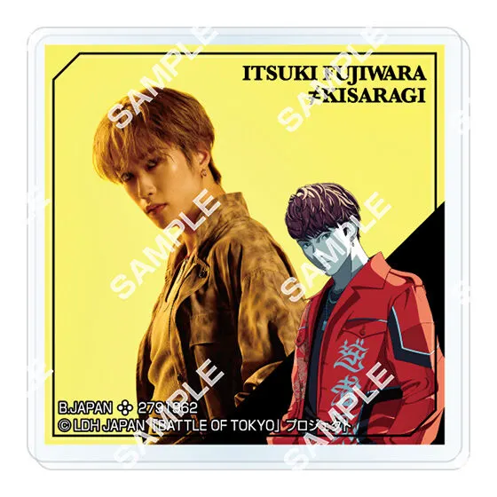 BATTLE OF TOKYO アクリルバッジ ITSUKI FUJIWARA≠KISARAGI