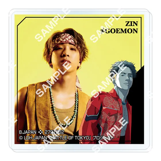 BATTLE OF TOKYO アクリルバッジ ZIN≠GOEMON