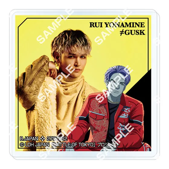 BATTLE OF TOKYO アクリルバッジ RUI YONAMINE≠GUSK