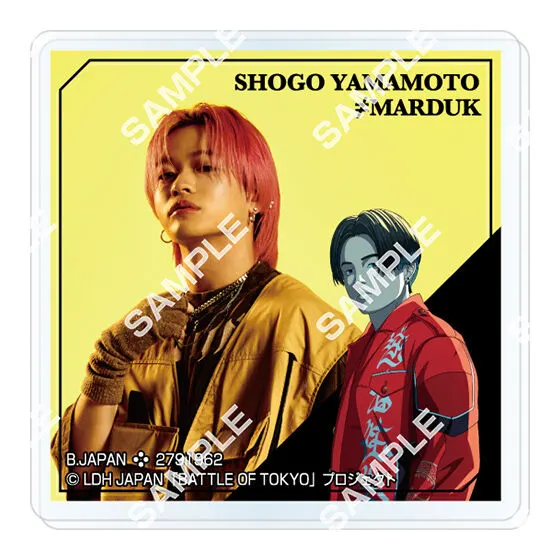 BATTLE OF TOKYO アクリルバッジ SHOGO YAMAMOTO≠MARDUK