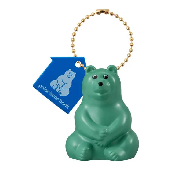 polar bear bank(ポーラーベアバンク) ミニチュアチャーム 2 カーキのベア