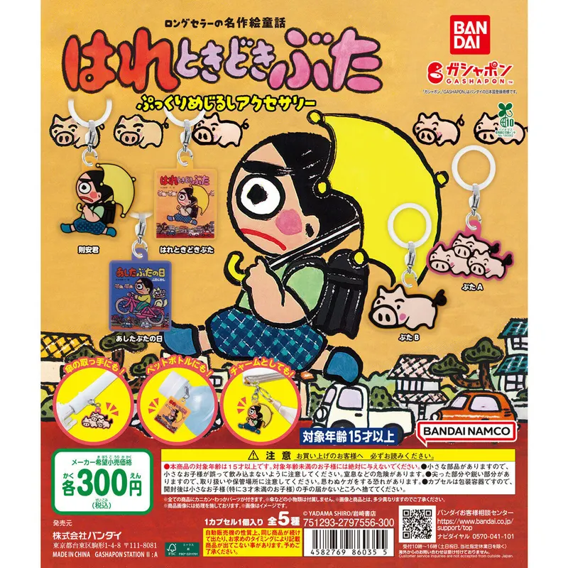はれときどきぶた ぷっくりめじるしアクセサリーの台紙