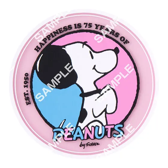 PEANUTS クリアラバーコースター 75th Anniversary Ver. 1950s
