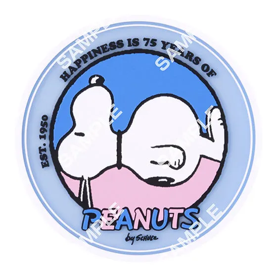 PEANUTS クリアラバーコースター 75th Anniversary Ver. 1960s