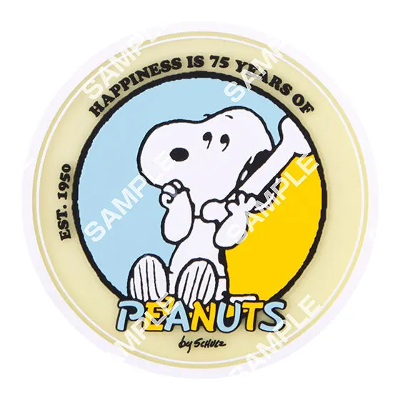 PEANUTS クリアラバーコースター 75th Anniversary Ver. 1980s