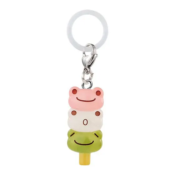 かえるのピクルス めじるしアクセサリー 和菓子Ver. 三色だんご