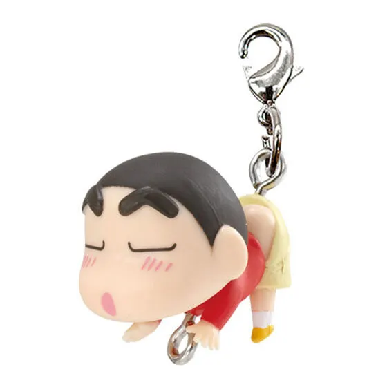 クレヨンしんちゃん つまんでつなげてマスコット ~パステルカラー~ しんちゃん(カニカンver.)