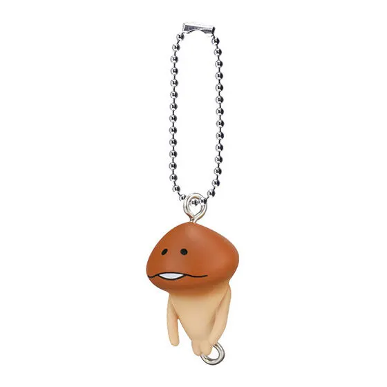 なめこ栽培キット つまんでつなげてマスコット なめこ(ボールチェーンver.)