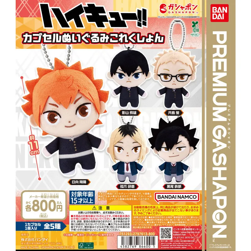 ハイキュー!! カプセルぬいぐるみこれくしょんの台紙