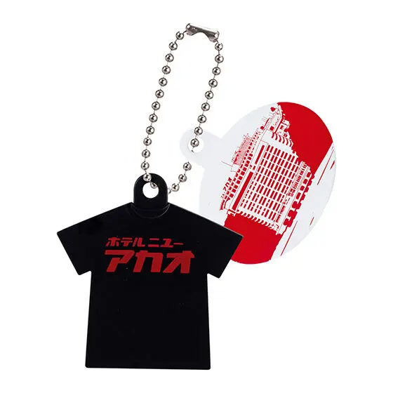 ホテルニューアカオ ミニチュアチャームコレクション クラシックロゴTシャツ(黒)