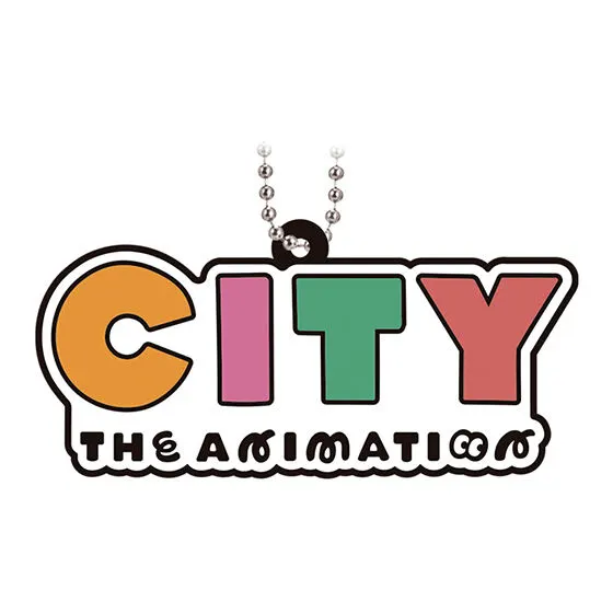 CITY THE ANIMATION カプセルラバーマスコット ロゴ