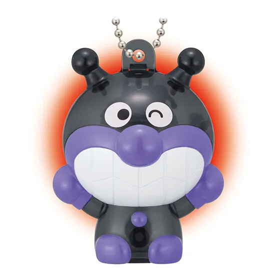 それいけ!アンパンマン ぴかぴかスイッチマスコットNEW3 ばいきんまん