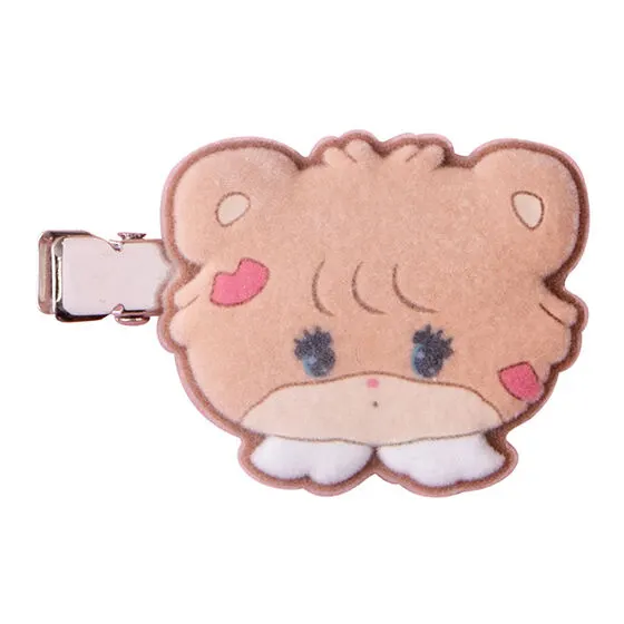 mikko characters フロッキーヘアクリップ latte A