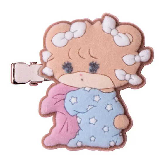 mikko characters フロッキーヘアクリップ latte B