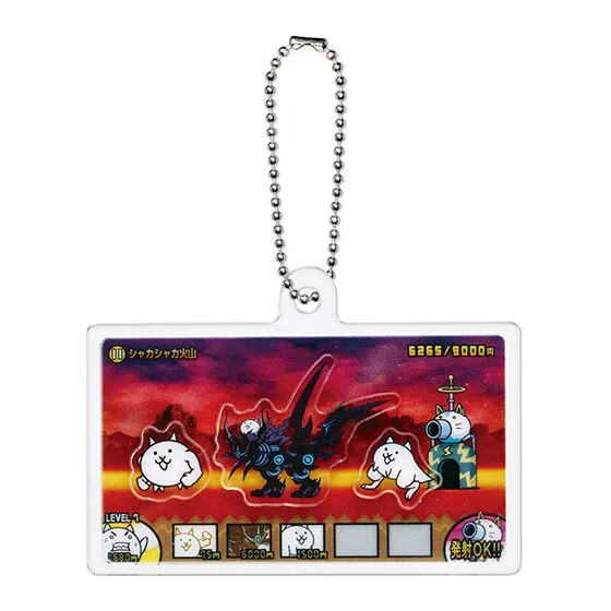 にゃんこ大戦争 シャカシャカアクリルチャーム デザインC